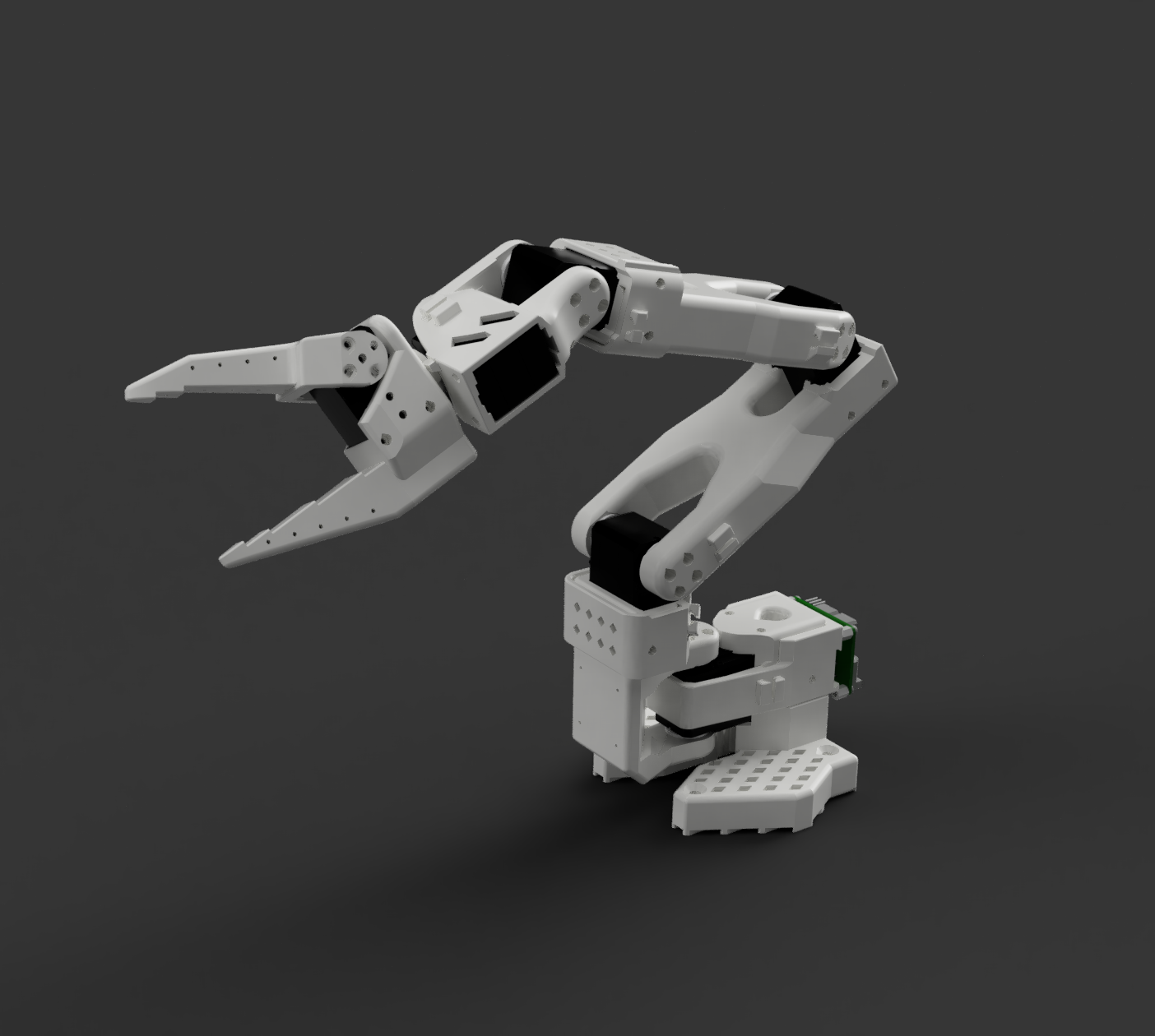 CAD rendering of the SO-101 robotic arm